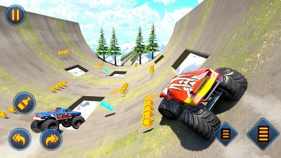 Скачать взломанную горный подъем каскадеры бездорожье авто гонки игра (Бесконечные монеты) версия 1.1.6 apk на Андроид