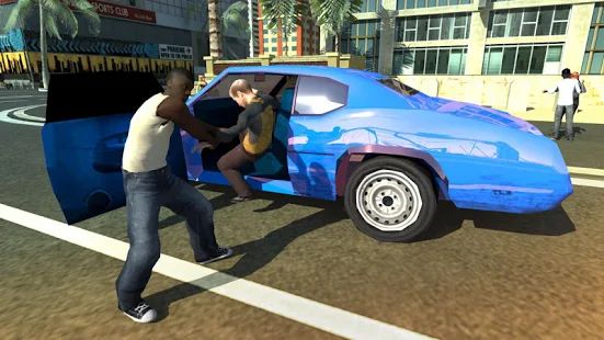 Скачать взломанную San Andreas Auto Gang Wars: Grand Real Theft Fight (Бесконечные монеты) версия 9.4 apk на Андроид