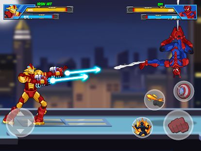 Скачать взломанную Robot Super: Hero Champions (Бесконечные монеты) версия 1.0.7 apk на Андроид