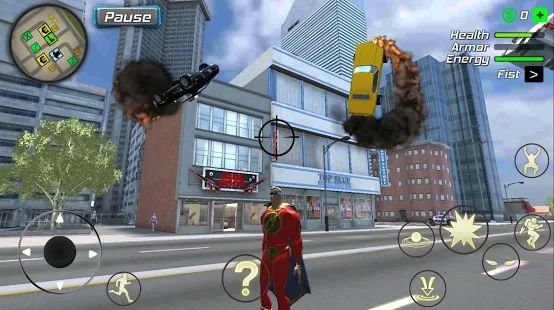 Скачать взломанную Amazing Powerhero : New York Gangster (Открыты уровни) версия 1.0.2 apk на Андроид