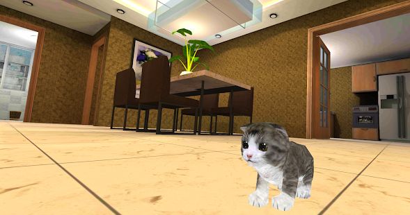 Скачать взломанную Котенок Кошка Симулятор 3D (Бесконечные монеты) версия 2.0.3 apk на Андроид