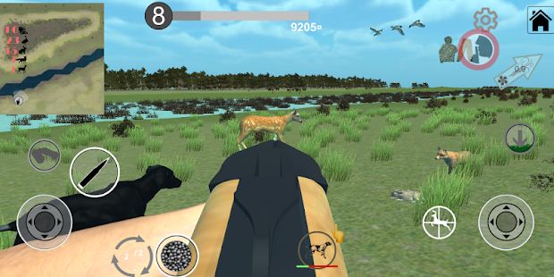 Скачать взломанную Симулятор охоты - игра. (Много денег) версия 5.05 apk на Андроид
