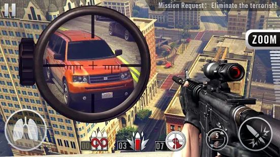Скачать взломанную Элитный снайпер 3D - Sniper Shot (Открыты уровни) версия Зависит от устройства apk на Андроид