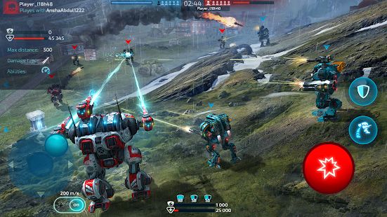 Скачать взломанную Robot Warfare: Mech Battle 3D PvP FPS (Открыты уровни) версия 0.2.2310.1 apk на Андроид