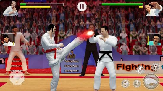 Скачать взломанную Tag Team Карате Борьба Игры: PRO Kung Fu Master (Бесконечные монеты) версия 2.2.3 apk на Андроид