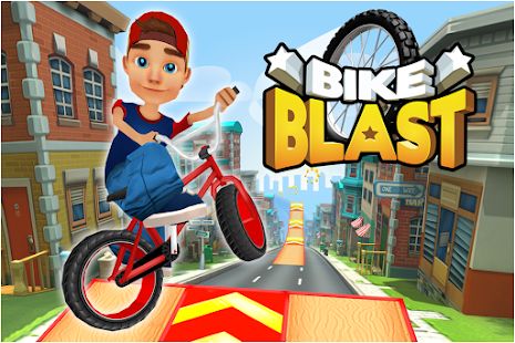 Скачать взломанную Велосипедная гонка -Bike Blast (Открыты уровни) версия 4.3.2 apk на Андроид