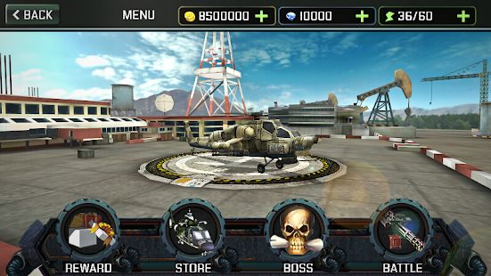 Скачать взломанную Вертолетная атака 3D (Бесконечные монеты) версия 1.1.0 apk на Андроид