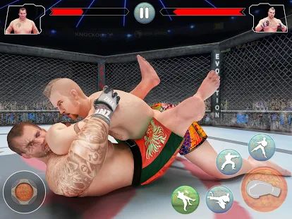 Скачать взломанную Мастер боевых искусств: Экстремальные MMA Борьба (Много денег) версия 2.0.2 apk на Андроид