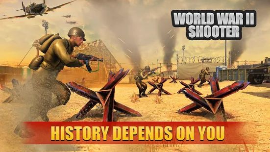 Скачать взломанную стрелок мировой войны: бесплатные стрелялки (Открыты уровни) версия Зависит от устройства apk на Андроид