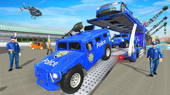 Скачать взломанную полицейская машина транспорт грузовик игры (Бесконечные монеты) версия Зависит от устройства apk на Андроид