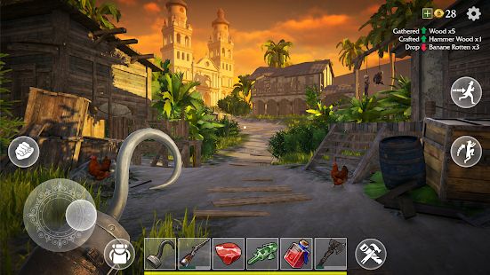 Скачать взломанную Last Pirate: Island Survival Выживание и пираты (Бесконечные монеты) версия 0.908 apk на Андроид