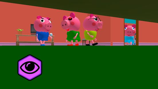 Скачать взломанную Piggy Neighbor. Family Escape Obby House 3D (Открыты уровни) версия 1.9 apk на Андроид