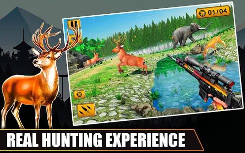 Скачать взломанную Wild Animal Hunt 2020: Dino Hunting Games (Бесконечные монеты) версия Зависит от устройства apk на Андроид