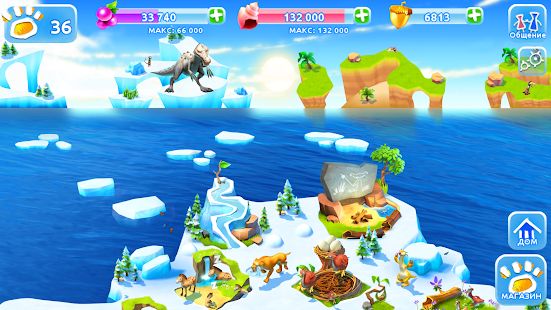 Скачать взломанную Ледниковый Период: Приключения (Бесконечные монеты) версия 2.0.8d apk на Андроид