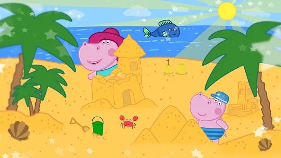 Скачать взломанную Пляжные приключения для детей (Открыты уровни) версия 1.3.7 apk на Андроид