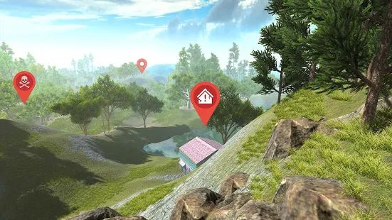 Скачать взломанную Остров Выживания По Сети: Остров Игры На Выживание (Много денег) версия 1.19 apk на Андроид