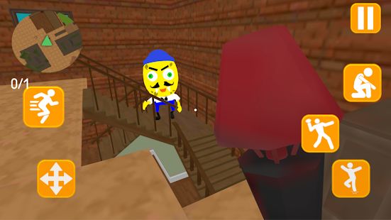 Скачать взломанную Neighbor Sponge. Scary Secret 3D (Бесконечные монеты) версия 1.4 apk на Андроид