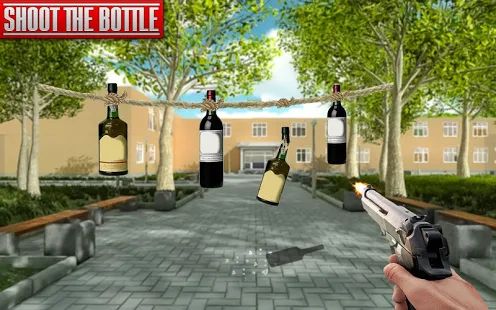 Скачать взломанную Real Bottle Shooting Free Games: 3D Shooting Games (Открыты уровни) версия 3.2 apk на Андроид