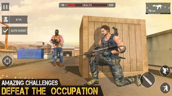 Скачать взломанную Anti Terrorism Shooter 2020 - Free Shooting Games (Открыты уровни) версия 3.3 apk на Андроид