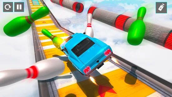 Скачать взломанную Muscle Car Stunts 2020: Mega Ramp Stunt Car Games (Бесконечные монеты) версия 1.1.9 apk на Андроид