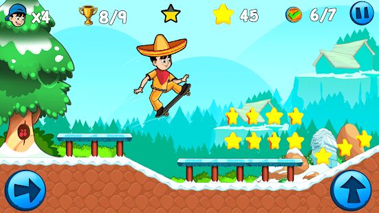 Скачать взломанную Skater Kid (Открыты уровни) версия 7.1.29.6 apk на Андроид