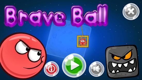Скачать взломанную Brave Ball (Game Troll) (Открыты уровни) версия 1.4 apk на Андроид
