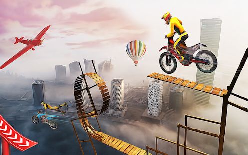 Скачать взломанную Bike Stunt Racing 3D - Moto Bike Race Game (Открыты уровни) версия 3.0 apk на Андроид
