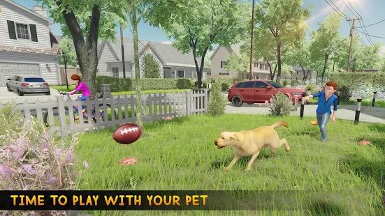 Скачать взломанную Family Pet Dog Home Adventure Game (Открыты уровни) версия 1.1.3 apk на Андроид