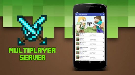 Скачать взломанную Multiplayer for Minecraft PE (Бесконечные монеты) версия 2.5 apk на Андроид