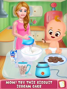 Скачать взломанную Mommy Homemade Ice Cream Cooking (Много денег) версия 1.0 apk на Андроид