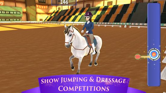 Скачать взломанную Horse Riding Tales - Путешествуйте с друзьями (Открыты уровни) версия 821 apk на Андроид