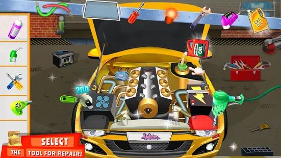 Скачать взломанную Modern Car Mechanic Offline Games 2020: Car Games (Много денег) версия 1.0.46 apk на Андроид
