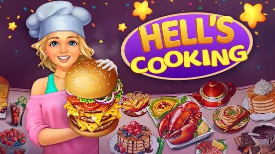 Скачать взломанную Hell’s Cooking: Кухонная лихорадка (Бесконечные монеты) версия 1.39 apk на Андроид
