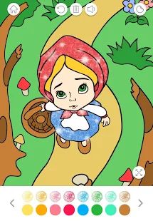 Скачать взломанную Блестящие Раскраски для Детей: Игра для Детей (Много денег) версия 1.0.6.1 apk на Андроид