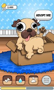 Скачать взломанную Pug - My Virtual Pet Dog (Бесконечные монеты) версия 1.26 apk на Андроид