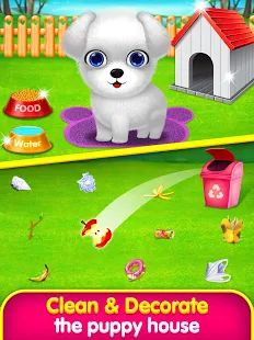 Скачать взломанную Cute Puppy Day Care Routine - pet vet salon (Бесконечные монеты) версия 3.0 apk на Андроид