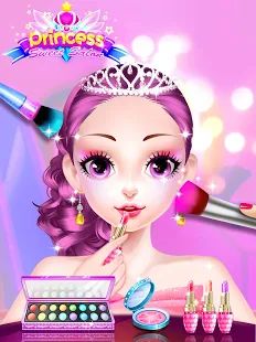 Скачать взломанную Принцессы моды платье - макияж игра (Много денег) версия 1.22 apk на Андроид