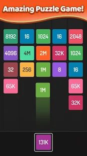 Скачать взломанную X2 Blocks - Merge Puzzle 2048 (Много денег) версия 1.4.9 apk на Андроид