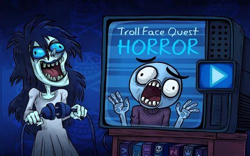 Скачать взломанную Troll Face Quest Horror (Открыты уровни) версия Зависит от устройства apk на Андроид