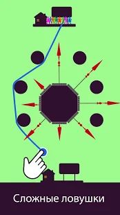 Скачать взломанную Zipline Valley — игра-головоломка с физикой (Открыты уровни) версия 1.8 apk на Андроид