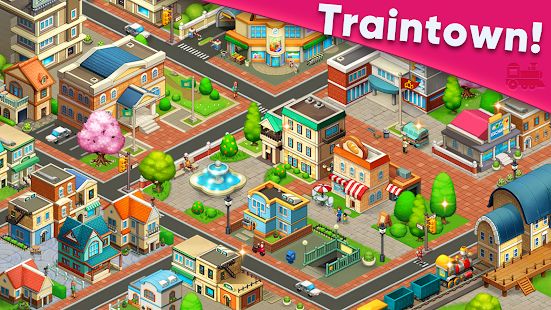 Скачать взломанную Merge train town! (Merge Games) (Много денег) версия 1.1.19.2 apk на Андроид
