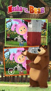 Скачать взломанную Маша и медведь - Найди отличия (Много денег) версия 3.8 apk на Андроид