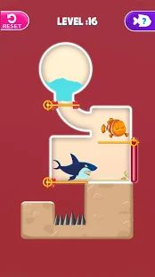 Скачать взломанную Save Fish : Rescue Puzzle (Бесконечные монеты) версия 14.2 apk на Андроид