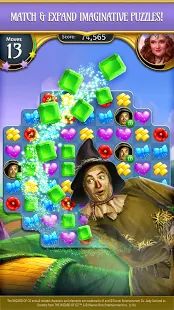 Скачать взломанную The Wizard of Oz Magic Match 3 Puzzles & Games (Много денег) версия 1.0.4706 apk на Андроид