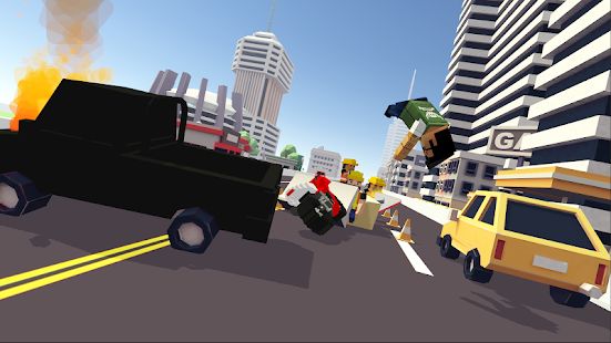 Скачать взломанную Blocky Moto Racing 