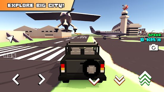 Скачать взломанную Blocky Car Racer (Открыты уровни) версия 1.29 apk на Андроид