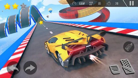 Скачать взломанную Мега Рампы - Ultimate гонки (Открыты уровни) версия 1.21 apk на Андроид