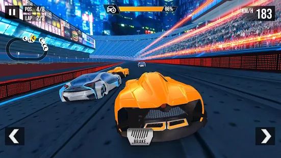 Скачать взломанную Игра Уличные Гонки на скорость: гоночные машины 3D (Открыты уровни) версия 1.2 apk на Андроид