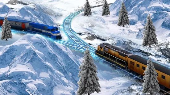 Скачать взломанную Train Racing Games 3D 2 Player (Открыты уровни) версия 8.0 apk на Андроид