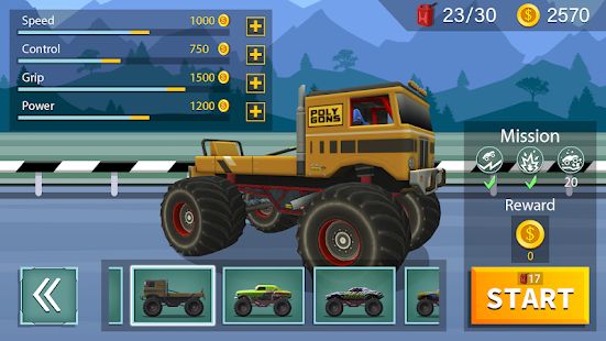 Скачать взломанную Монстры грузовики - Детские гонки (Открыты уровни) версия 1.1.7 apk на Андроид